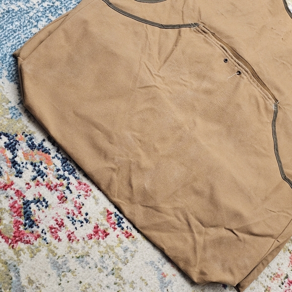 Vintage Carhartt Utility Canvas Hunting Vest Mens 2XL XXL Made In USA - Picture 11 of 13